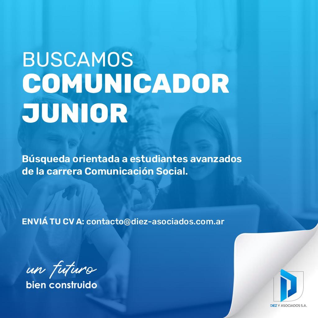 Oportunidad laboral para&nbsp;comunicadores