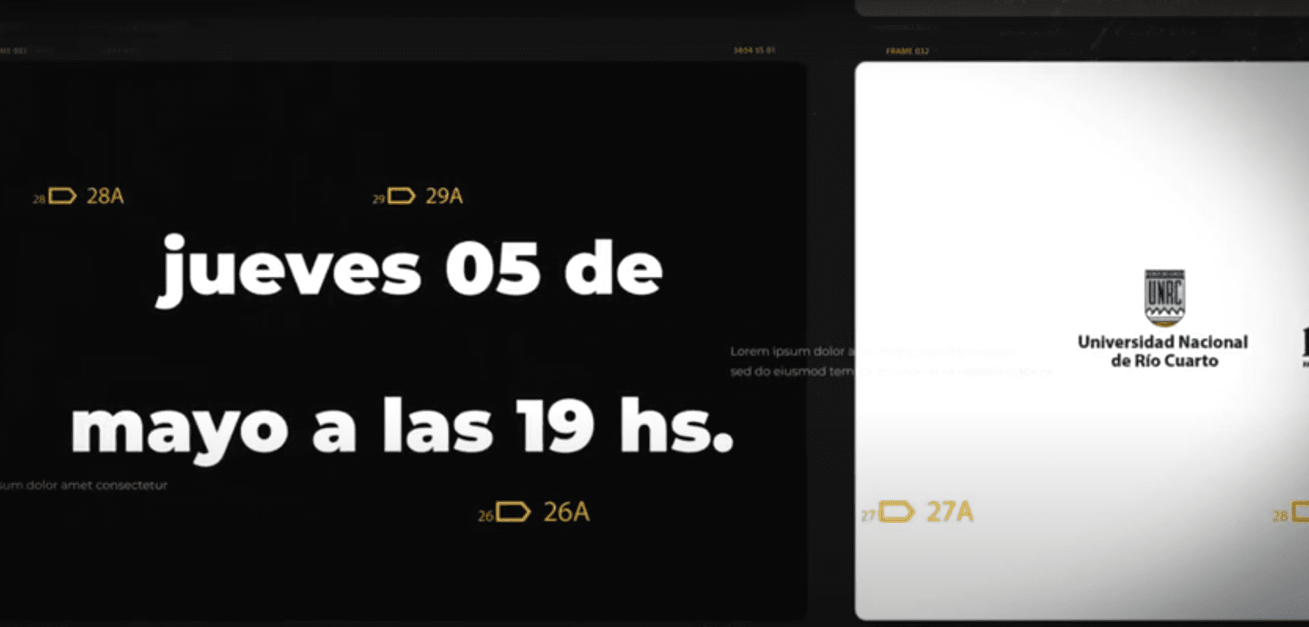 Muestra de Documentales producidos por estudiantes de Comunicación